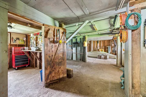 a view of water heater room