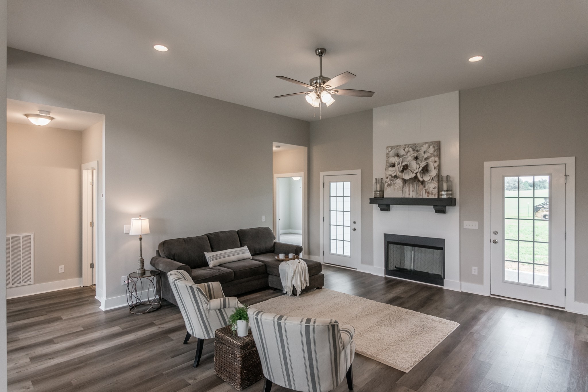 7866 Mill Road Cross Plains, TN 37049 - Photo 12 of 42 a living room with furniture and a fireplace