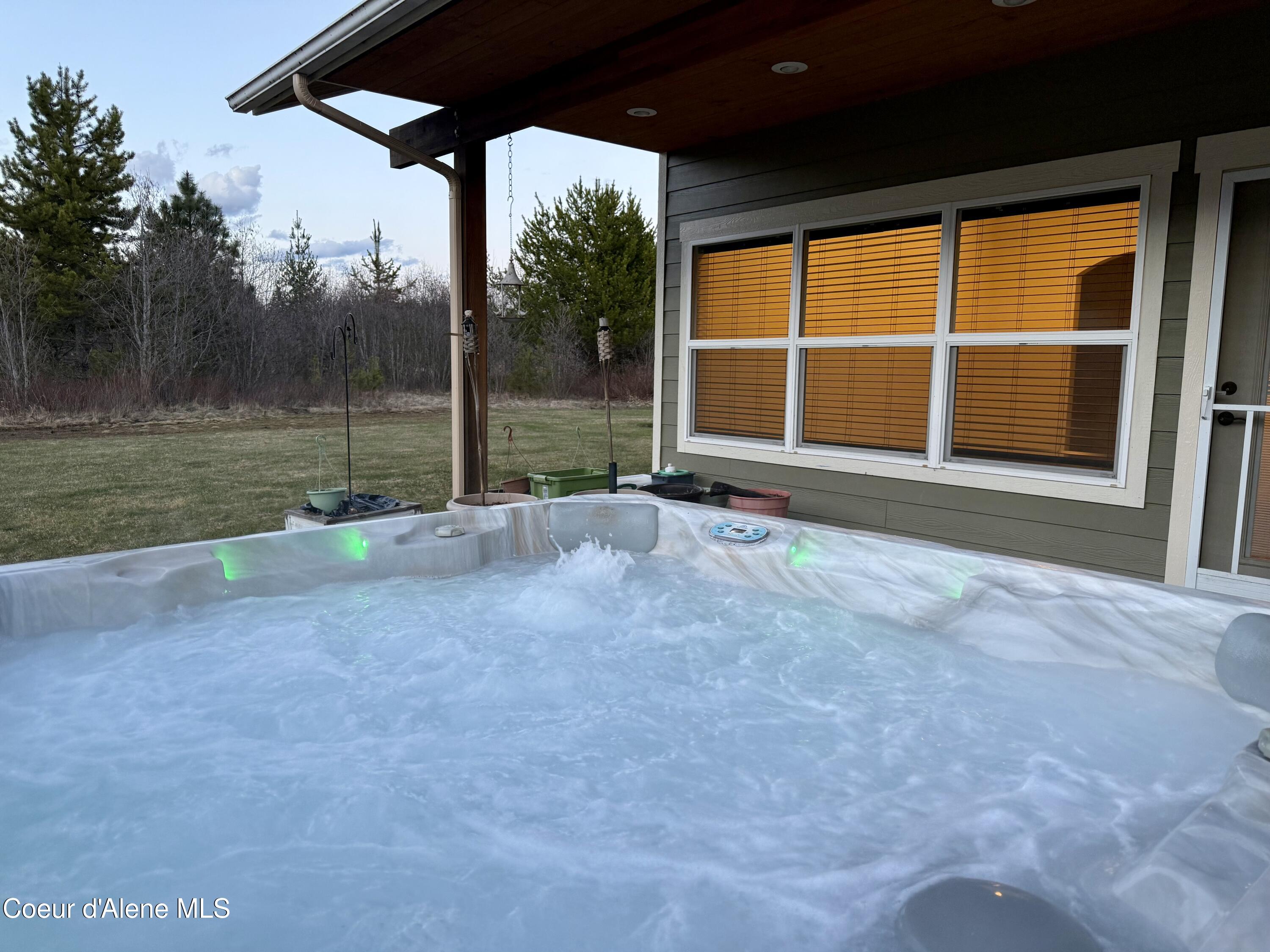 80 Carlson Drive Sandpoint, ID 83864 - Photo 31 of 50 Hot Tub with Spectacular Views