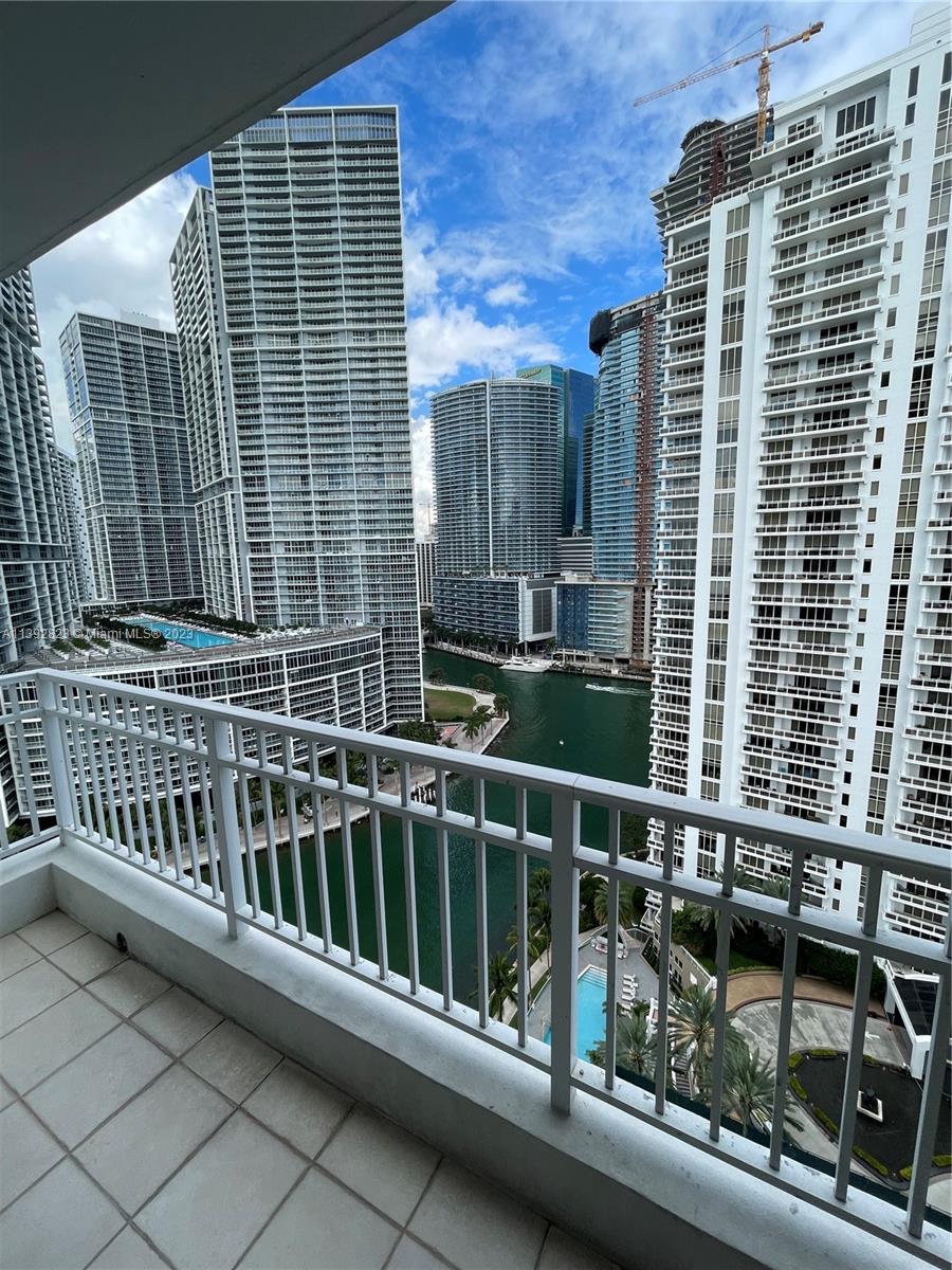 Brickell Miami, FL 33131 - Photo 28 of 50 a view of balcony with a floor to ceiling window and brick wall