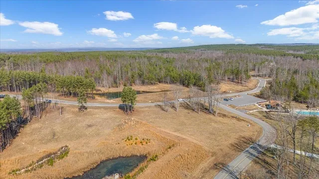 a view of a lake with outdoor space