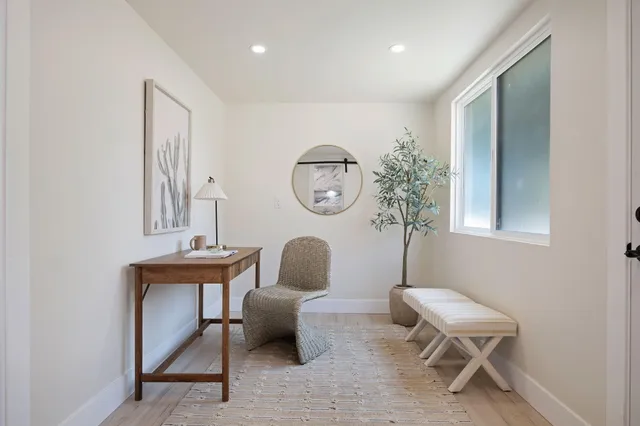 a view of backyard with a patio