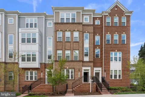 a front view of a residential apartment building