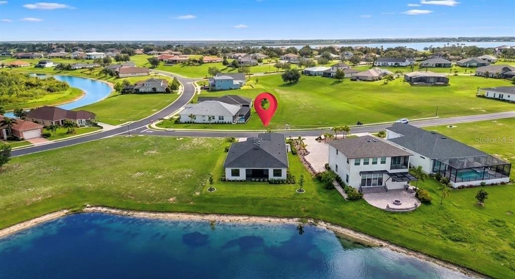 224 Valencia Ridge Drive Auburndale, FL 33823 - Photo 6 of 39 an aerial view of residential houses with outdoor space and swimming pool
