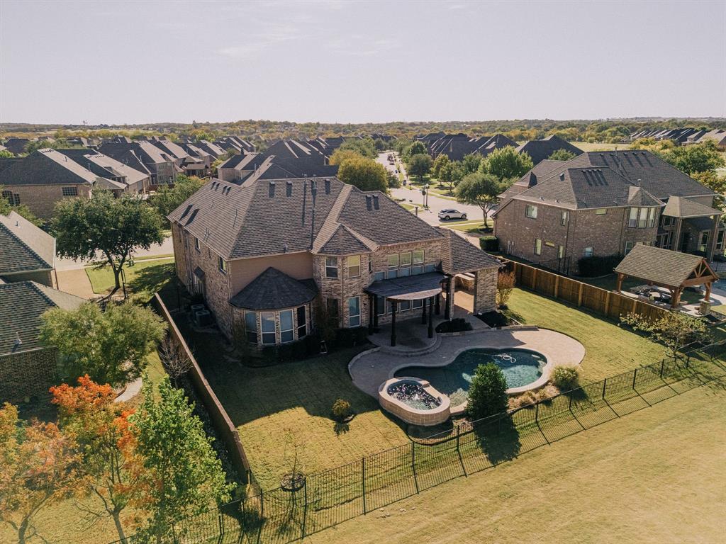 2207 Galloway Boulevard Trophy Club, TX 76262 - Photo 3 of 36 an aerial view of a house with garden space and city view