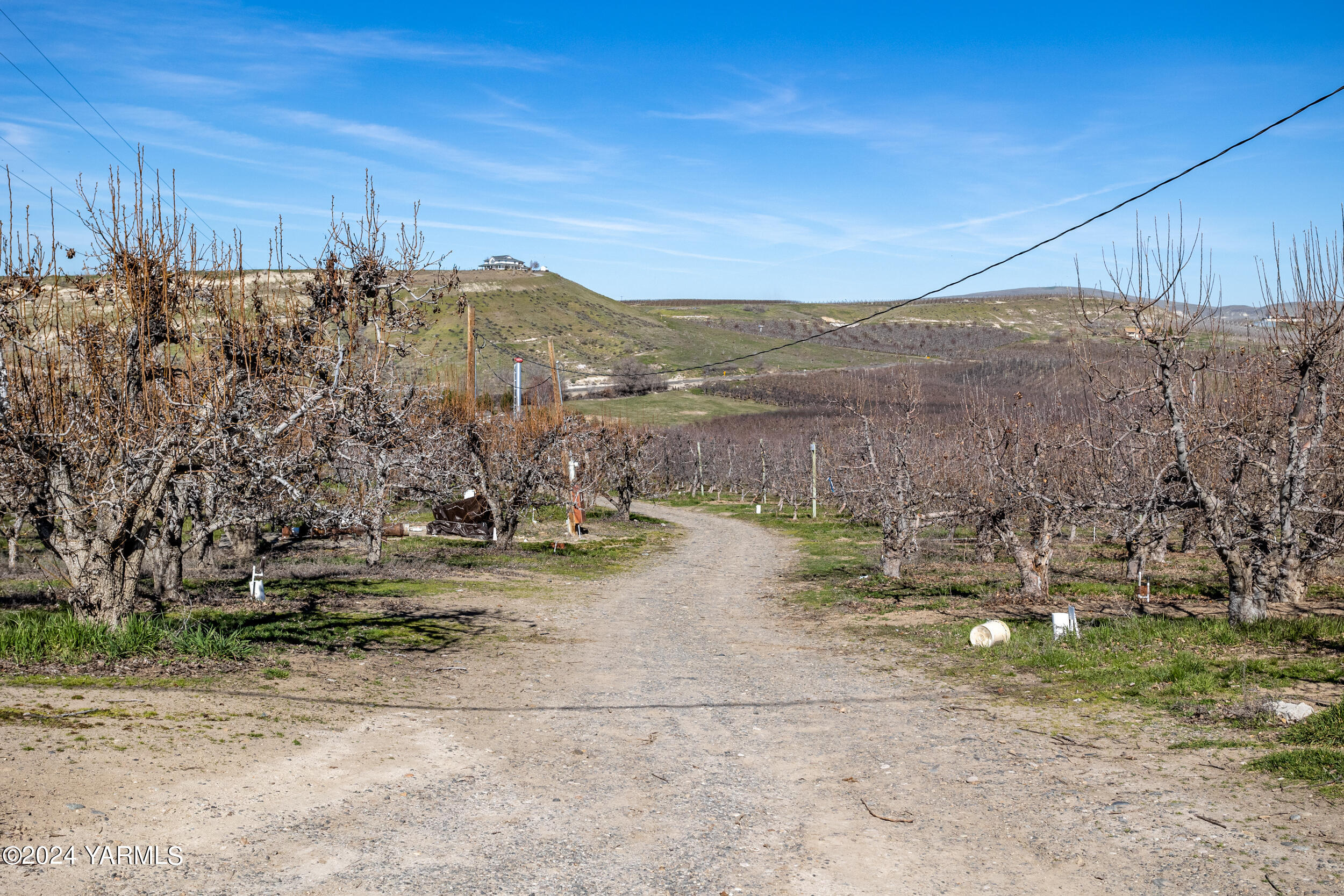 4851 Lombard Loop Road Zillah, WA 98953 - Photo 23 of 42 a view of a yard with wooden fence