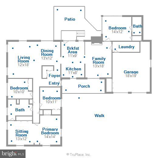 5134 West Running Brook Road Columbia, MD 21044 - Photo 99 of 99 FLOOR PLAN - MAIN LEVEL LIVING