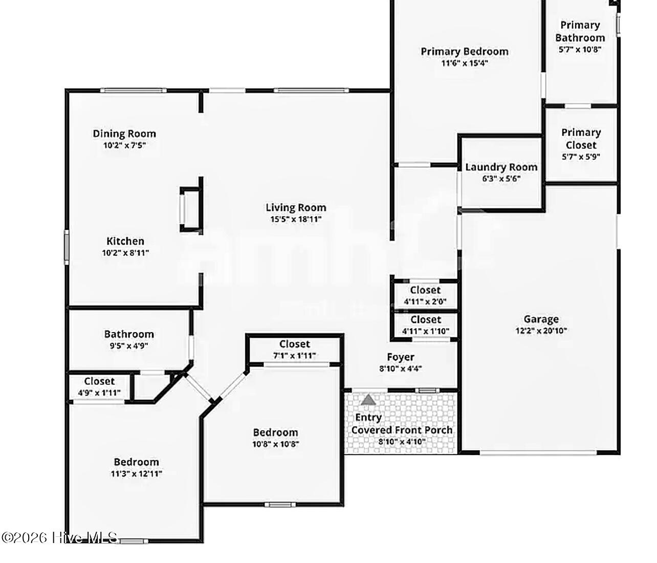 6912 Springer Road Wilmington, NC 28411 - Photo 28 of 28 Floor Plan