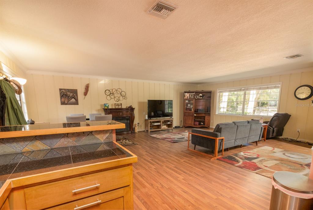 560 North Lake Pleasant Road Apopka, FL 32712 - Photo 5 of 85 a living room with furniture and a flat screen tv