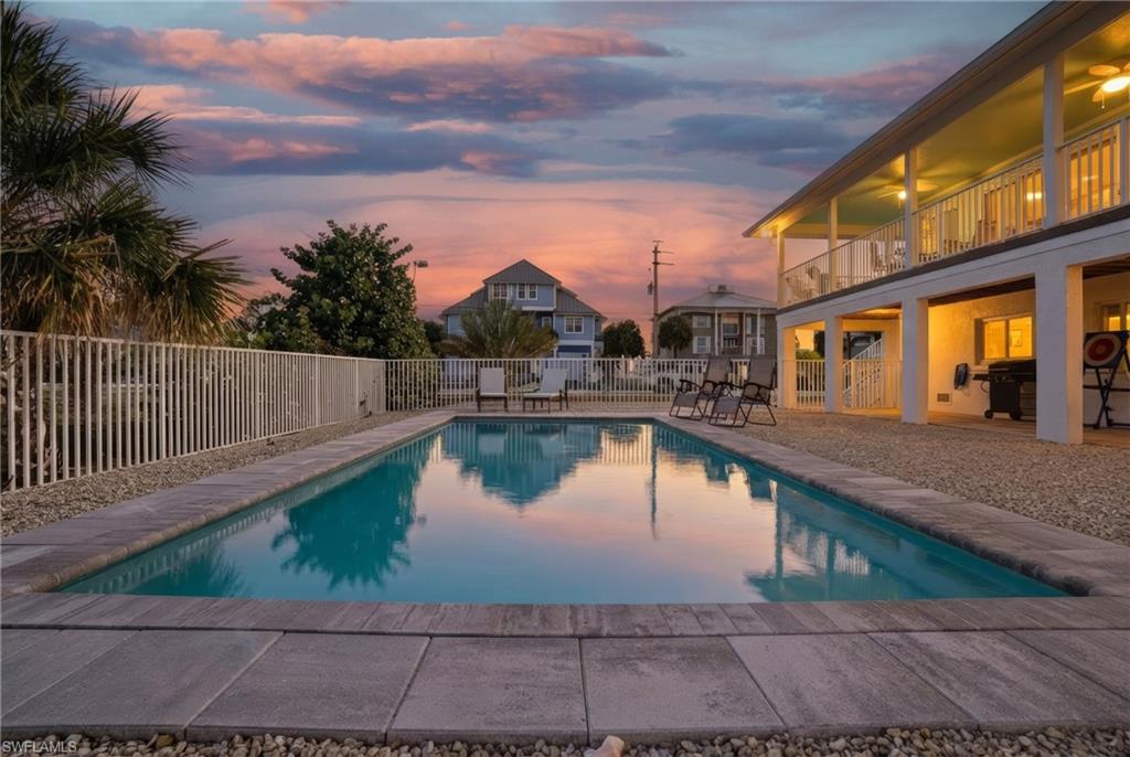 170 Redfish Road Fort Myers Beach, FL 33931 - Photo 34 of 48 a view of swimming pool with lounge chair