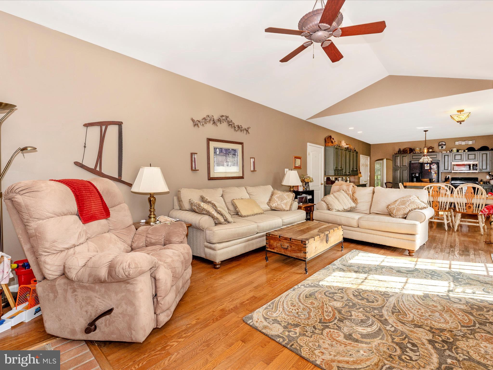 9503 Childacrest Drive Boonsboro, MD 21713 - Photo 25 of 59 a living room with furniture and view of kitchen
