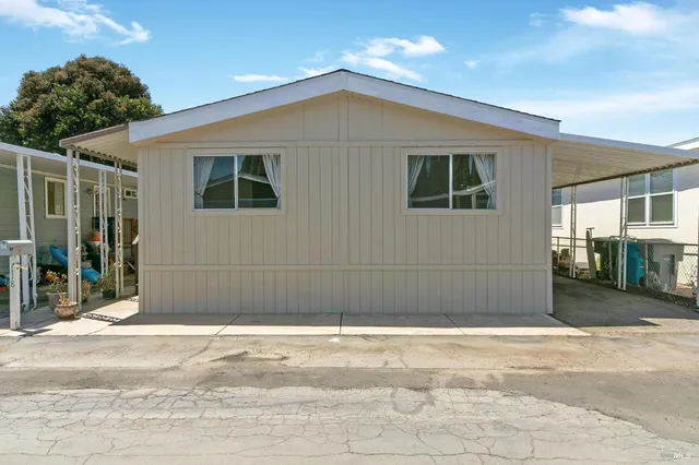a house with a outdoor space