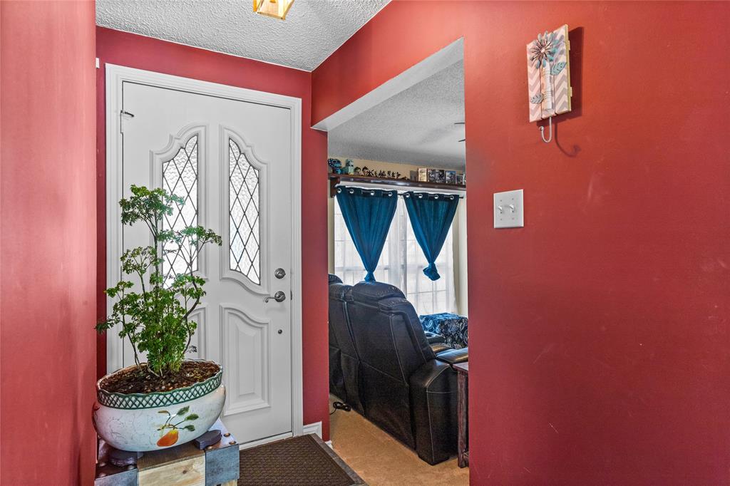 2626 Collard Road Arlington, TX 76017 - Photo 14 of 40 a potted plant sitting in front of a door