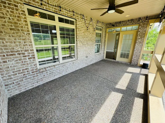 a view of house with a large window