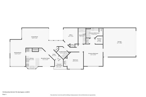$449,000 | 718 Shoreline Road, Lake Barrington, IL 60010