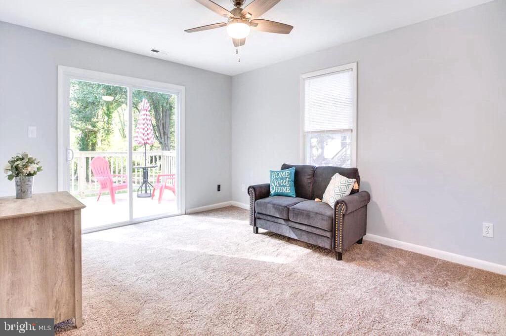 1755 Walnut Road Port Republic, MD 20676 - Photo 17 of 43 Family Room with Sliders to Deck