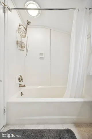 a view of an entryway with a window