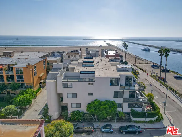 an aerial view of multiple houses