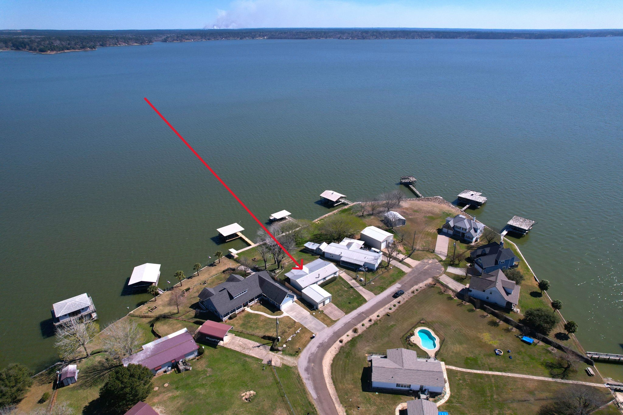 207 Vivian Road Onalaska, TX 77360 - Photo 6 of 33 The way this home is situated, you'll have almost 360° water views.