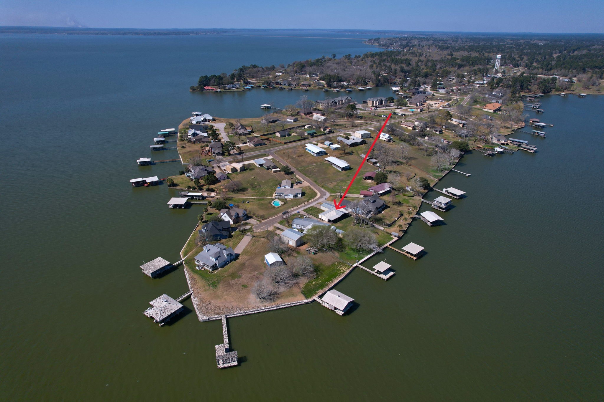 207 Vivian Road Onalaska, TX 77360 - Photo 7 of 33 Better shot of the placement on the peninsula and the water views.