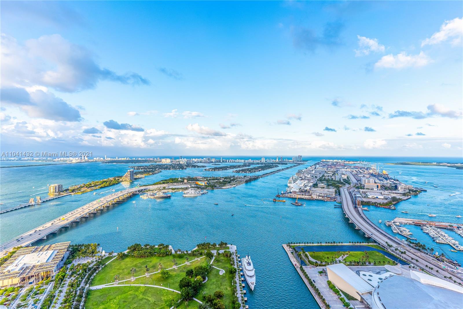 900 Biscayne Boulevard, Unit 6301 Miami, FL 33132 - Photo 61 of 72 an aerial view of a city