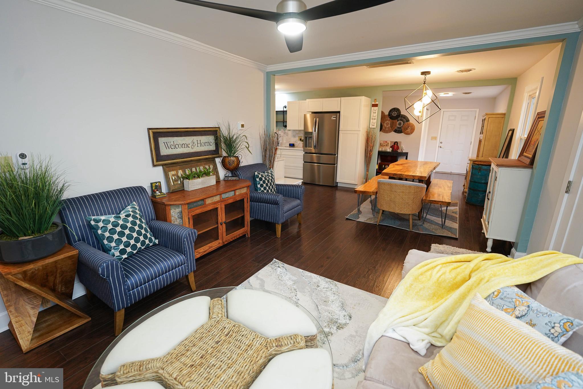 3493 Meadow Bridge Road Eden, MD 21822 - Photo 5 of 36 a living room with furniture and a wooden floor