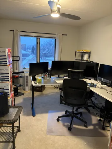 a room with storage and utility