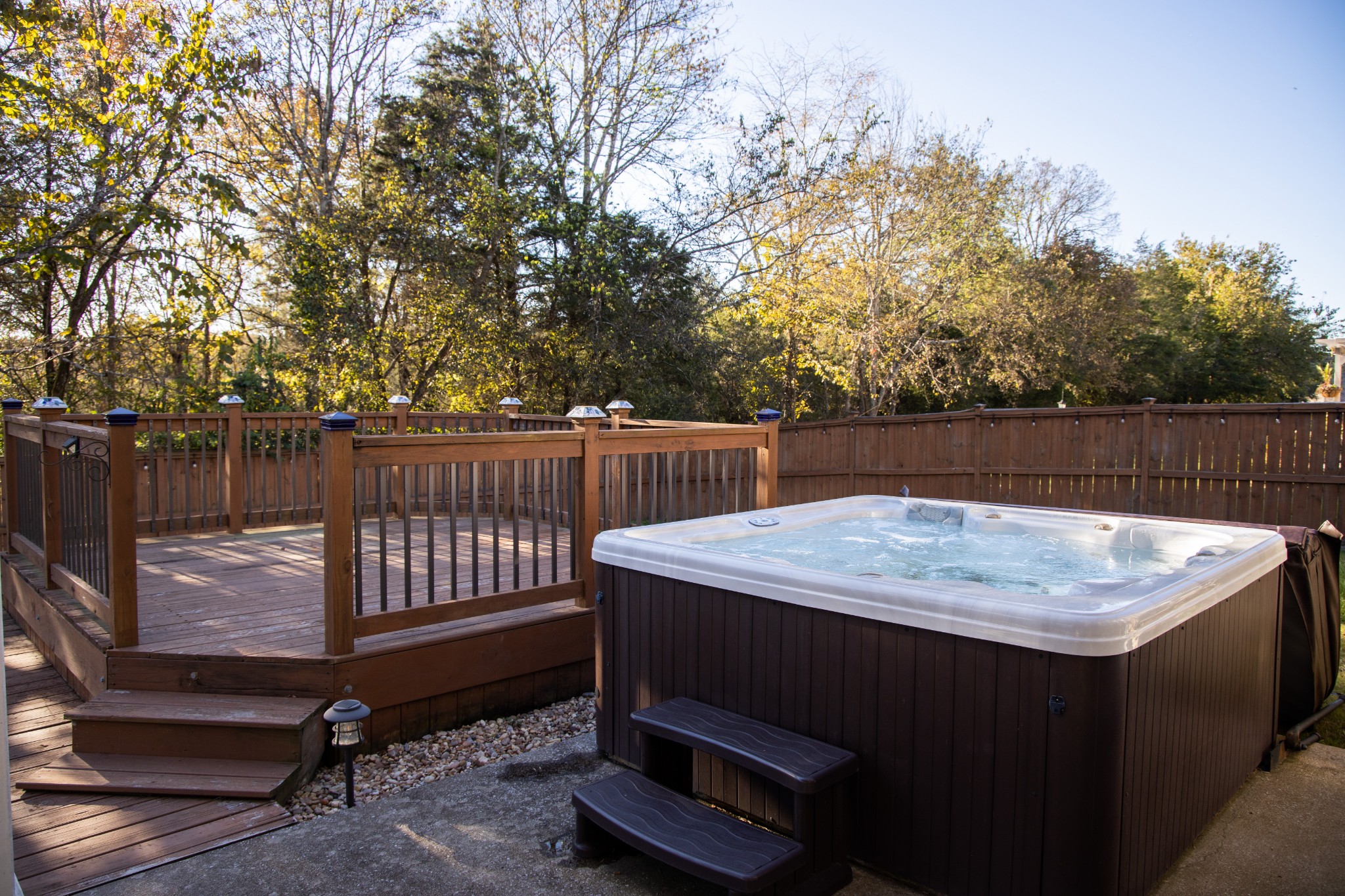 2030 Lincoln Road Spring Hill, TN 37174 - Photo 28 of 29 a view of a wooden floor with a fence