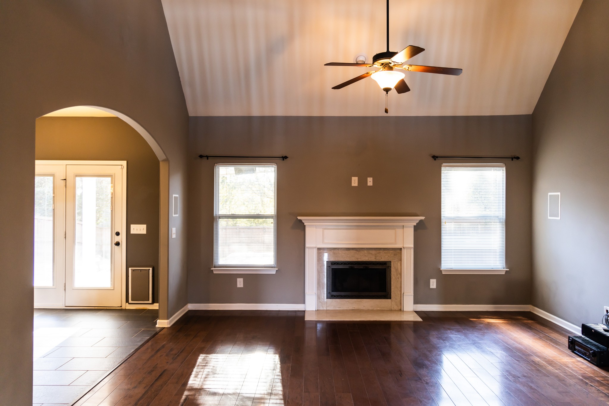 2030 Lincoln Road Spring Hill, TN 37174 - Photo 10 of 29 a view of an empty room with wooden floor and a window