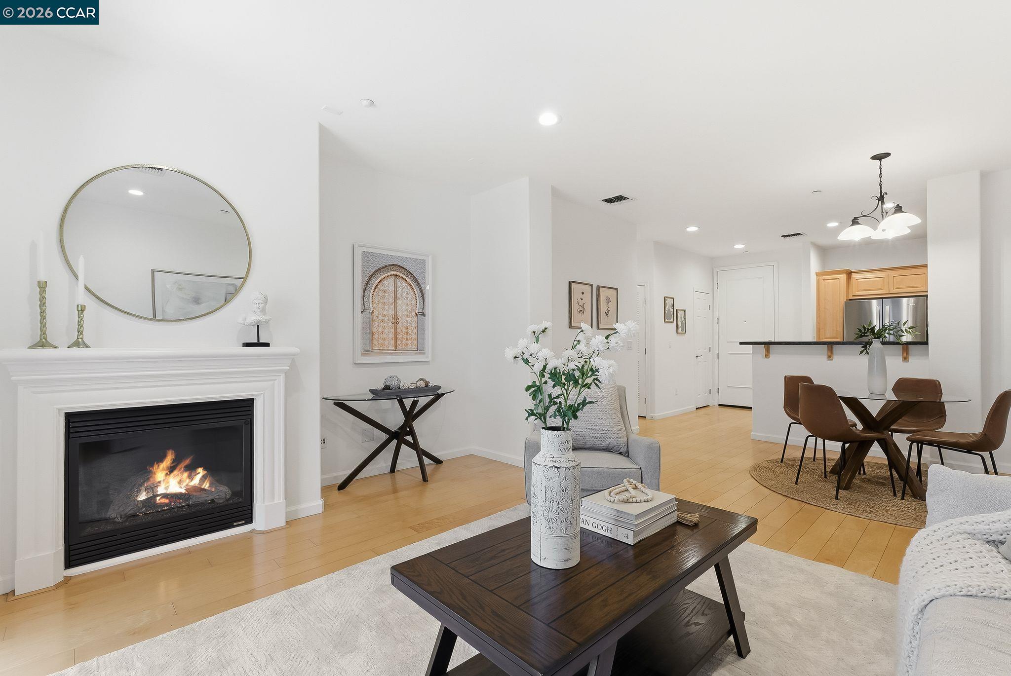 Dublin Ranch Dublin, CA 94568 - Photo 1 of 18 a living room with furniture a dining table and a fireplace