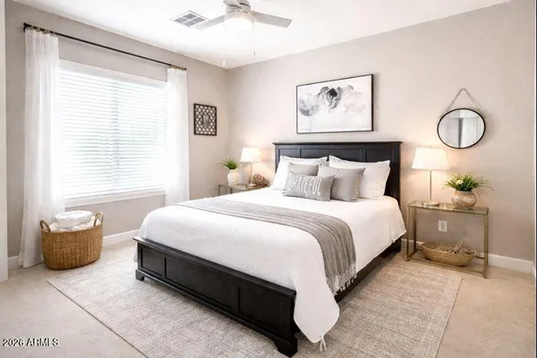 a view of a patio with swimming pool