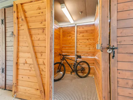 a view of a car garage