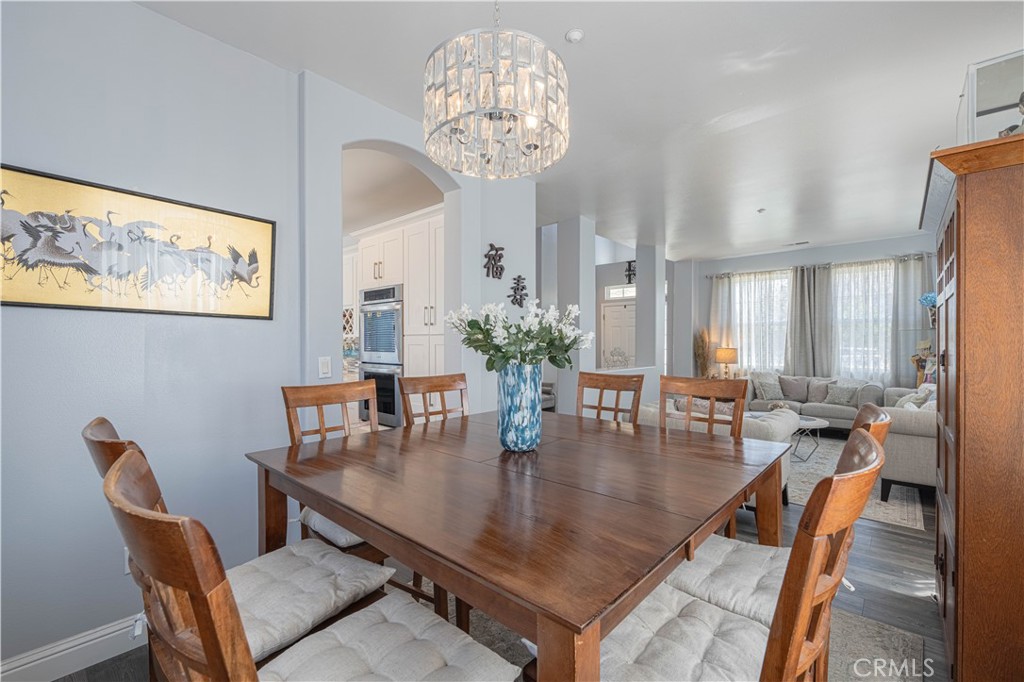 429 Tudor Way Salinas, CA 93906 - Photo 20 of 41 a view of a dining room with furniture and chandelier