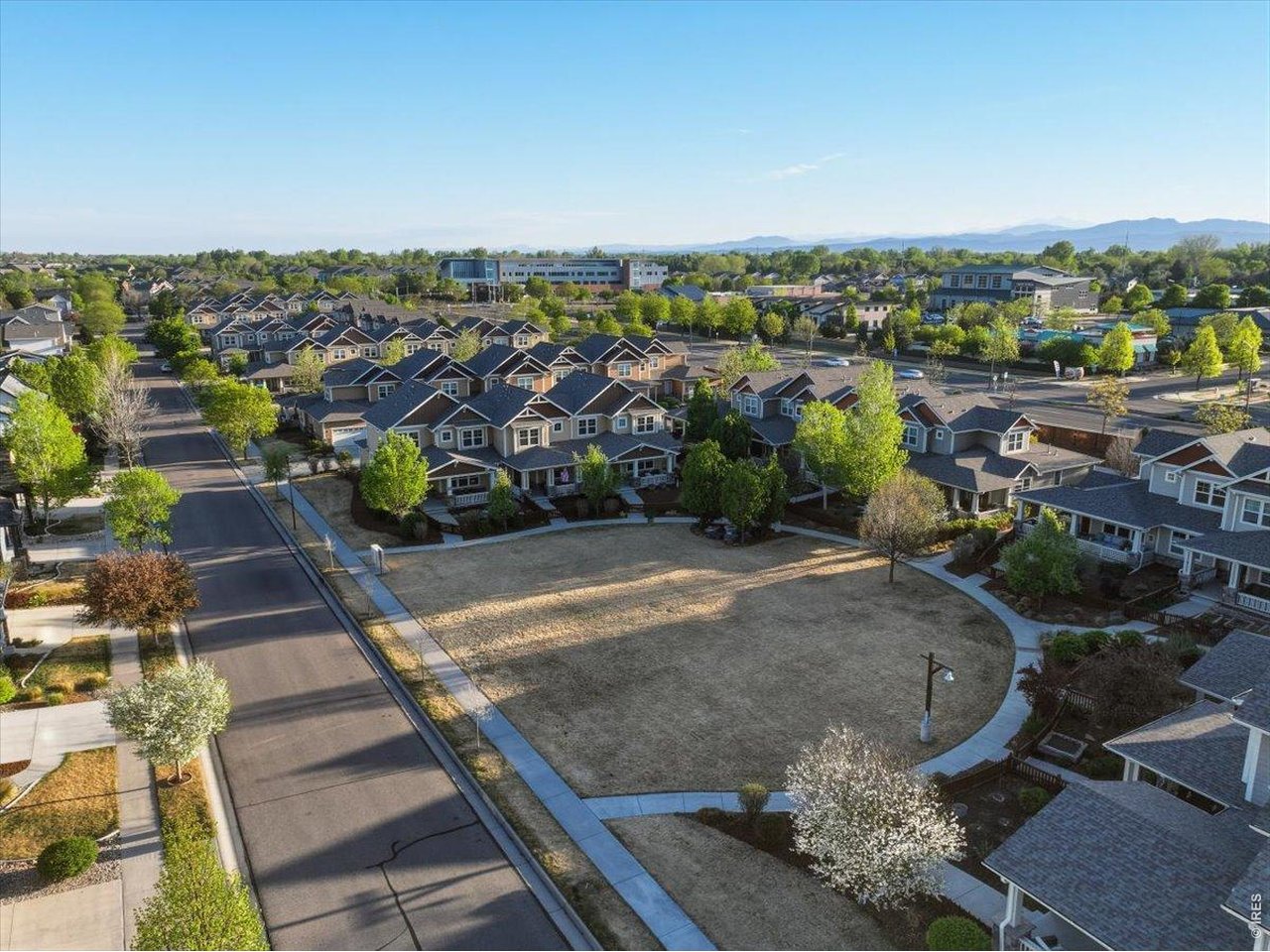 2065 Scarecrow Road Fort Collins, CO 80525 - Photo 4 of 50 Aerial view showing the park/open space right in front of this townhome