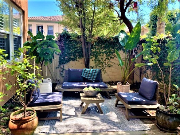 11 Corte Javier San Clemente, CA 92673 - Photo 29 of 30 a backyard of a house with fire pit and outdoor seating