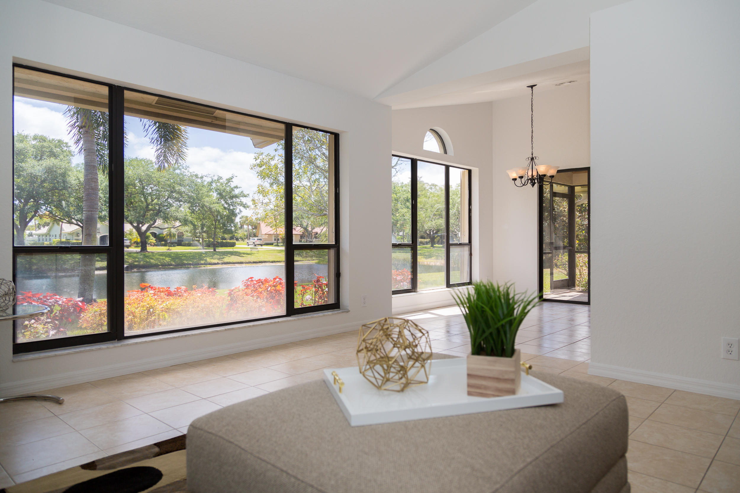 2330 Rabbit Hollowe Circle Delray Beach, FL 33445 - Photo 18 of 39 Unobstructed lake views from your den!