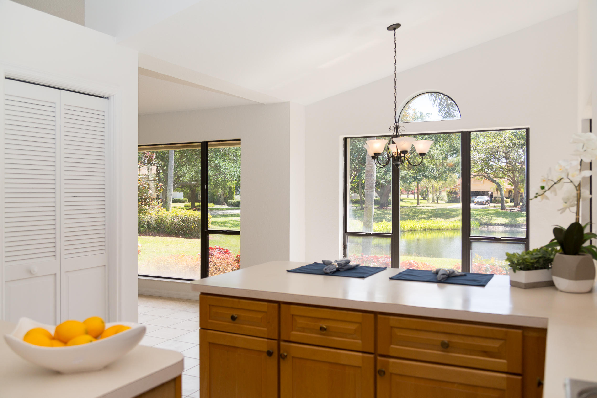 2330 Rabbit Hollowe Circle Delray Beach, FL 33445 - Photo 23 of 39 Lake Views right from your kitchen!