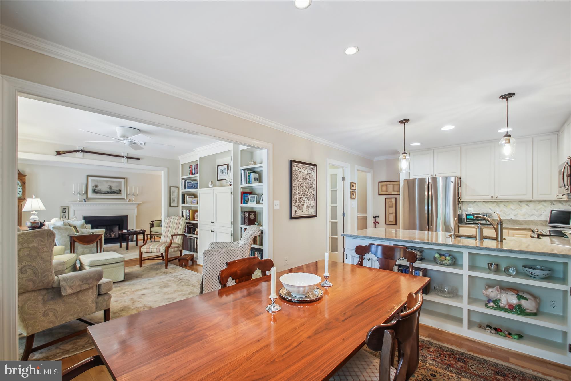 2644 Shadow Cove Annapolis, MD 21401 - Photo 14 of 55 Dining room views into living room and kitchen