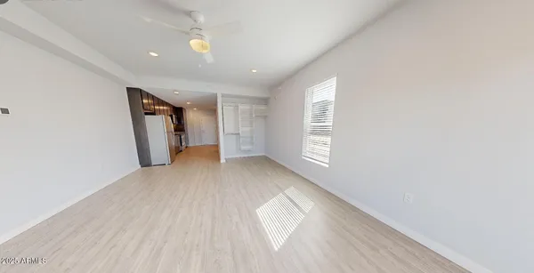 a view of livingroom with hardwood