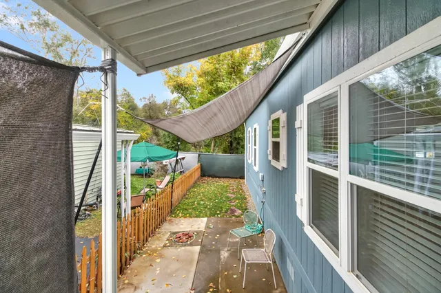a house view with a outdoor space