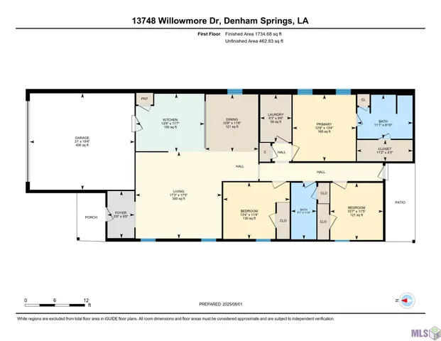 $1,865 | 13748 Willowmore Drive, Denham Springs, LA 70726