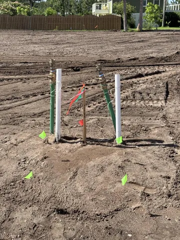 a view of a brick wall