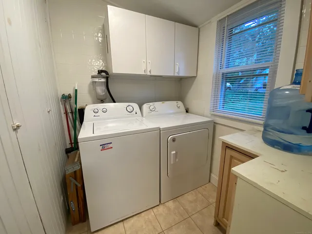 a view of a storage room