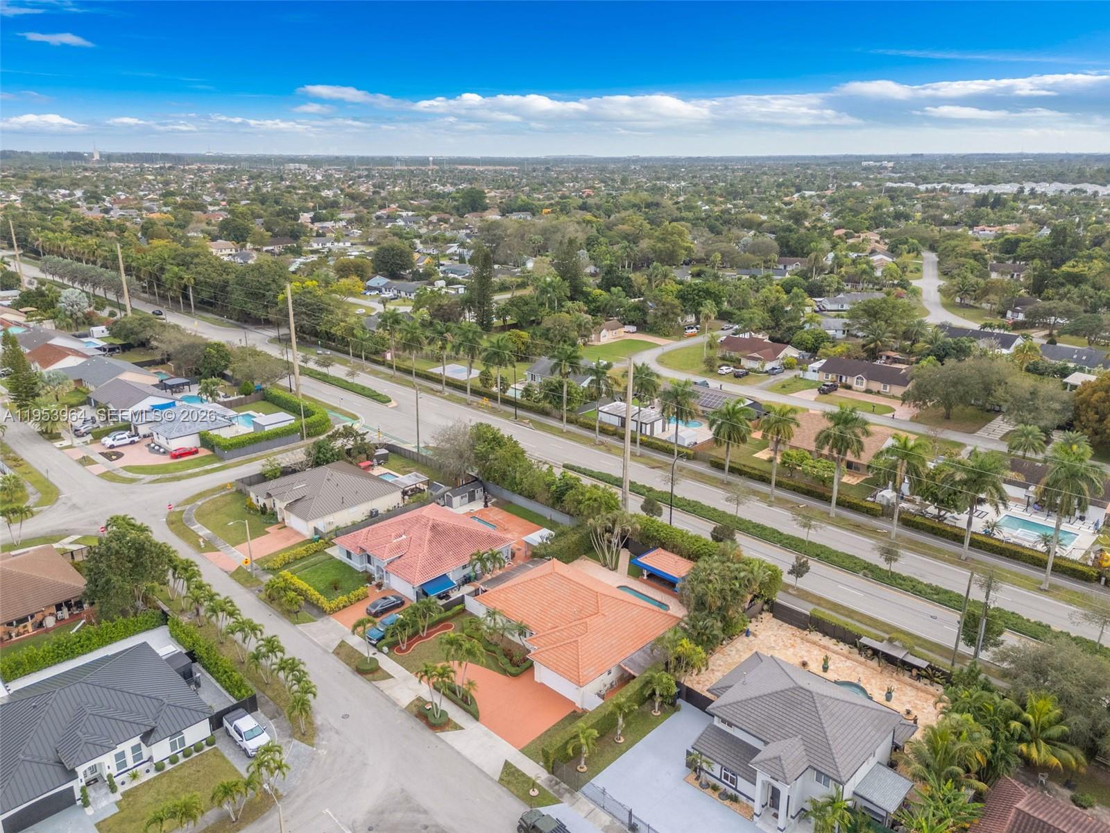 14920 Southwest 151st Terrace Miami, FL 33196 - Photo 27 of 27 an aerial view of residential houses with outdoor space