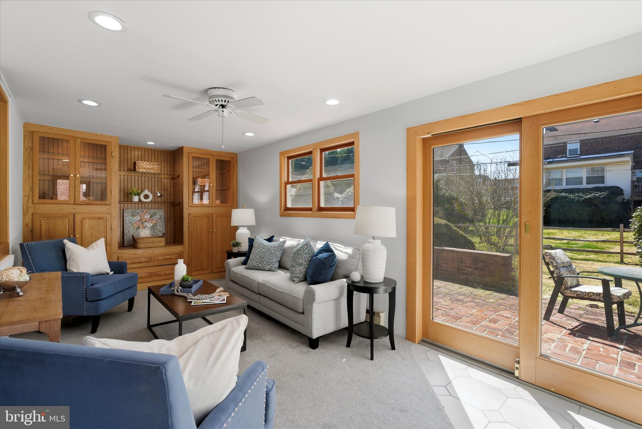 1612 Colony Lane Havertown, PA 19083 - Photo 12 of 34 a living room with furniture and large windows