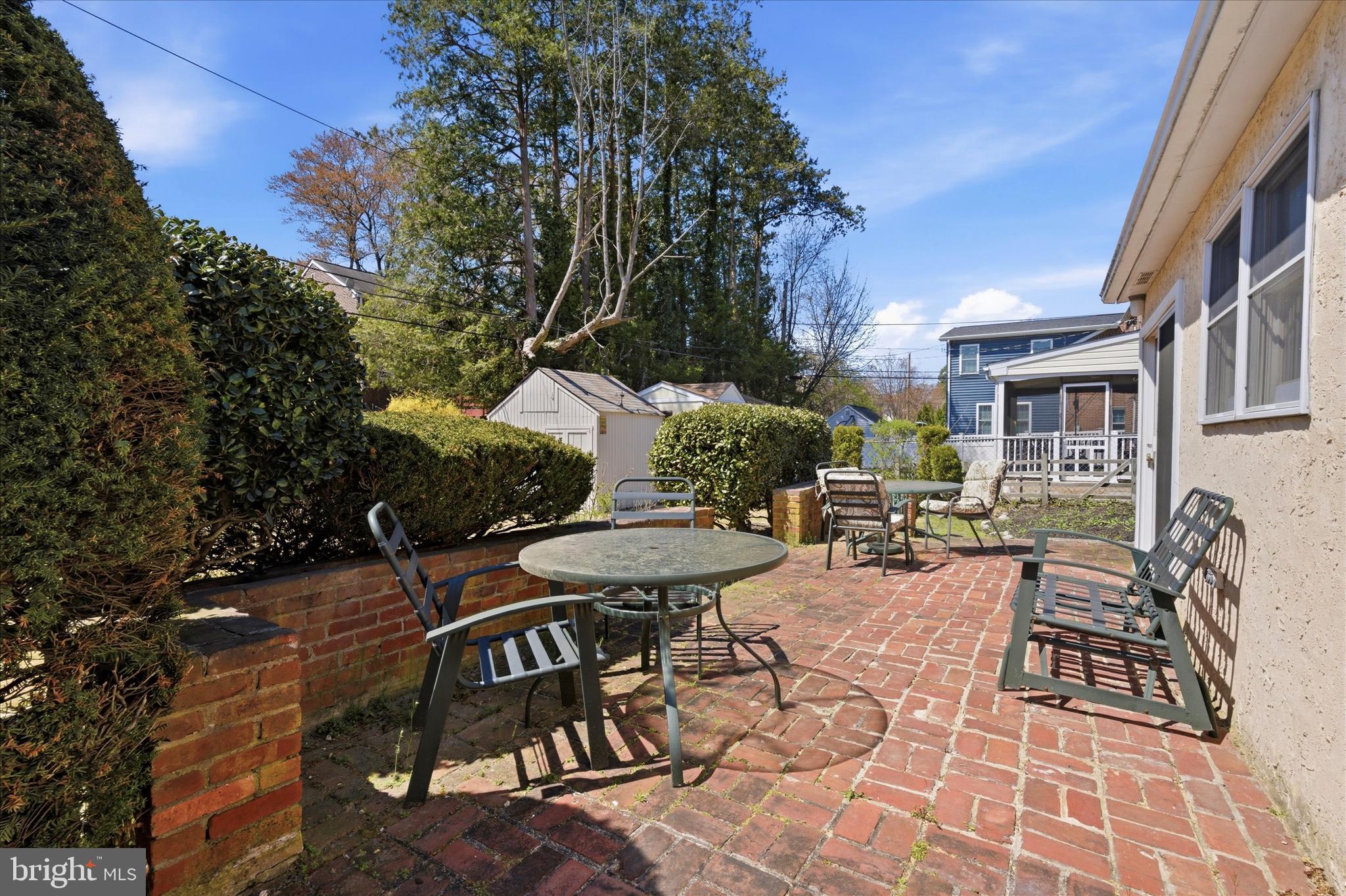 1612 Colony Lane Havertown, PA 19083 - Photo 27 of 34 a view of a patio with table and chairs and potted plants