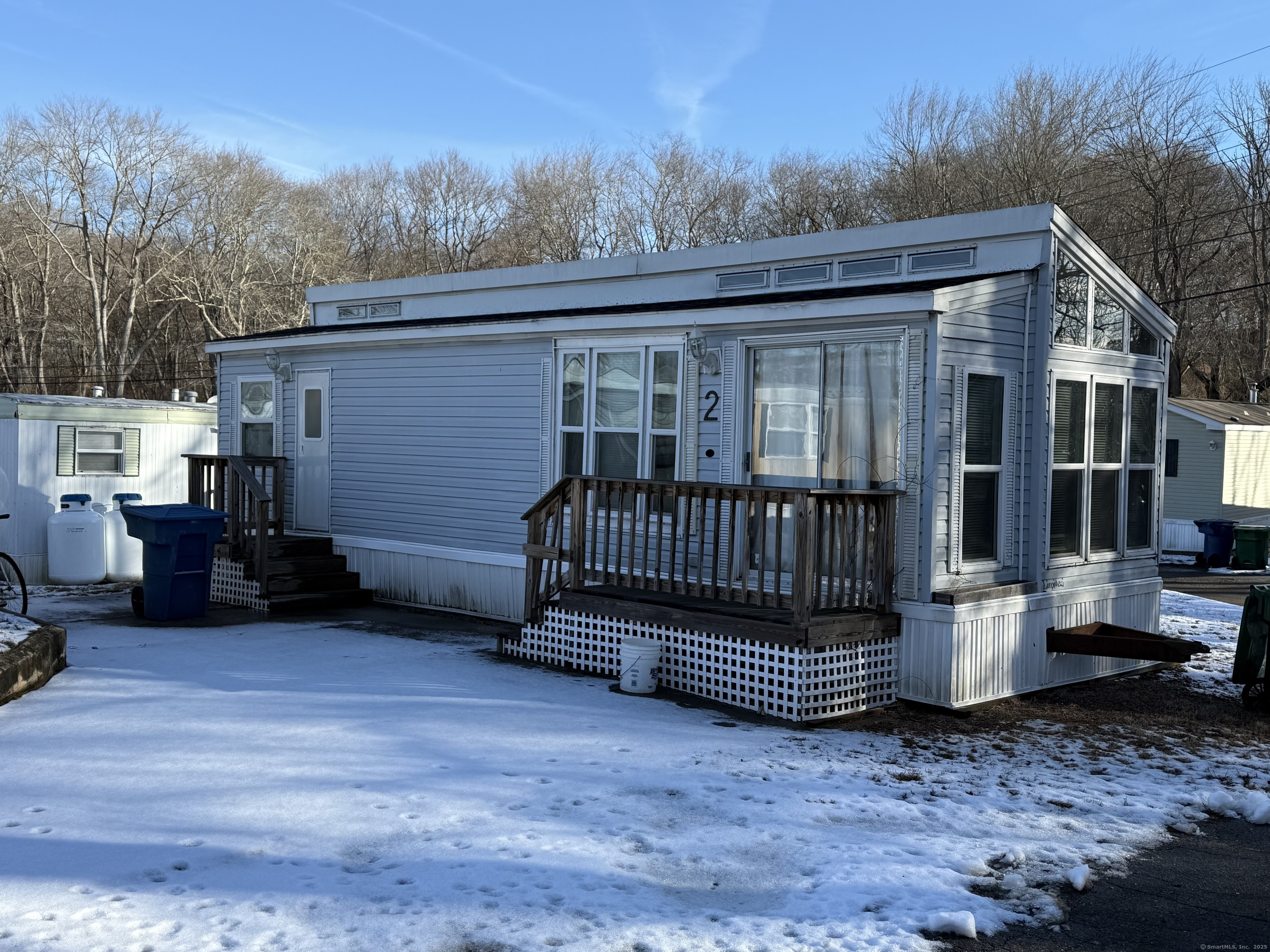 a view of a chair in the patio