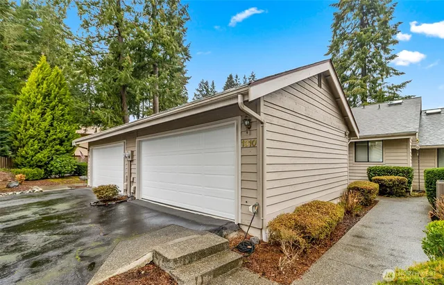 a view of a house with a patio