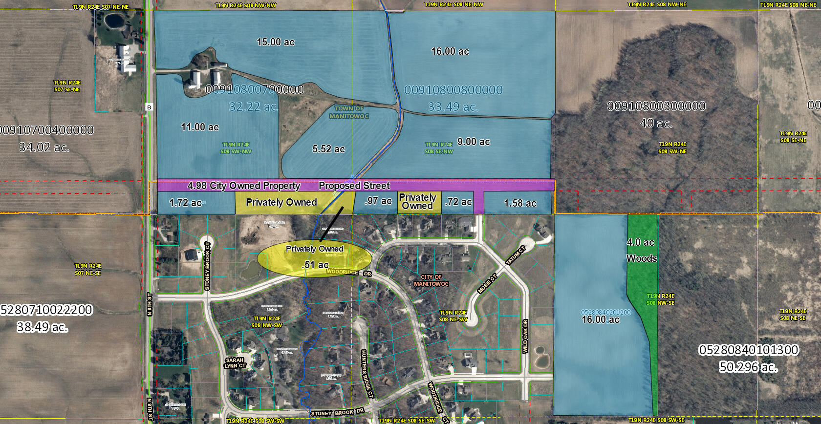 2903 County Highway Manitowoc, WI 54220 - Photo 7 of 8 Eberhardt Farms Acreage Layout