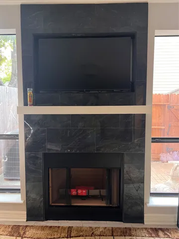 a view of wooden floor